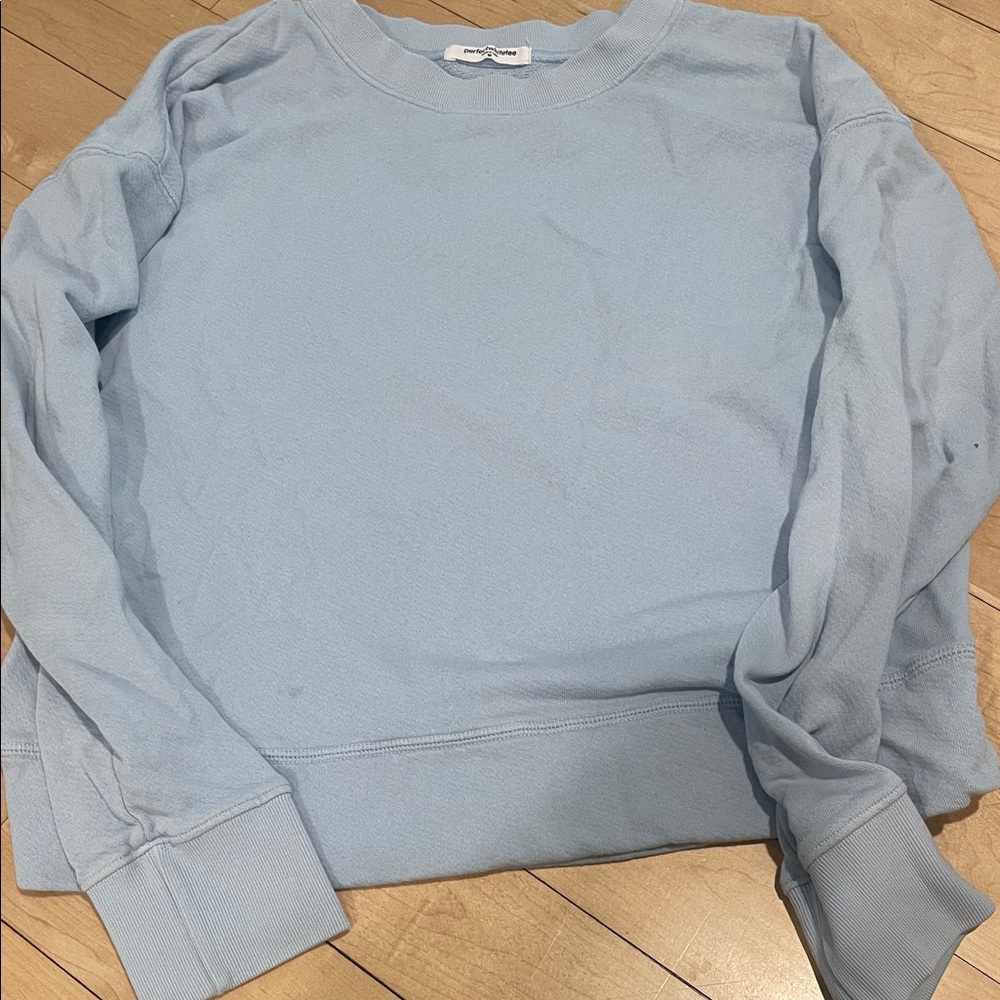 perfectwhitetee Pale Blue Crewneck Sweater